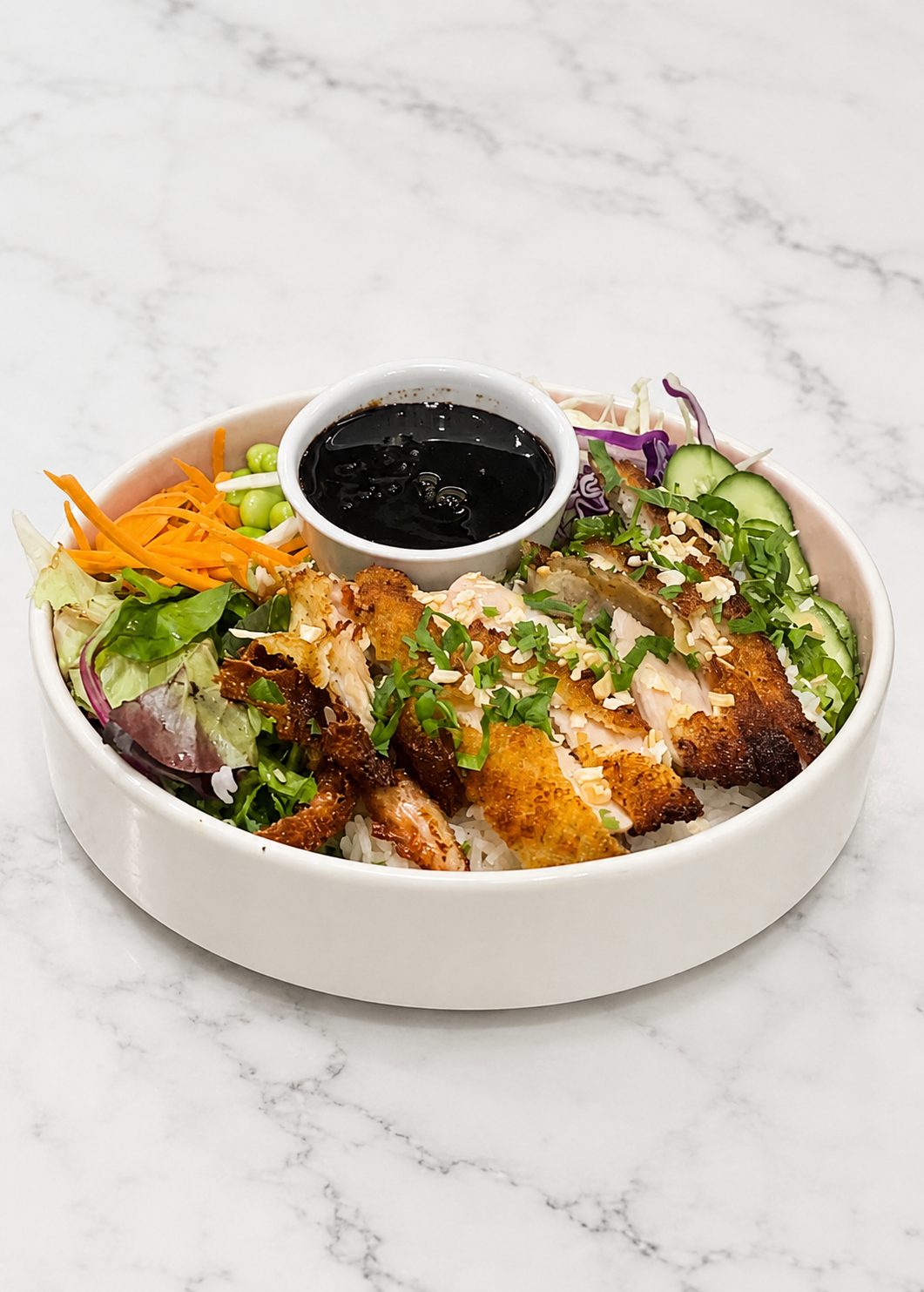 Crispy Chicken Poke Bowl