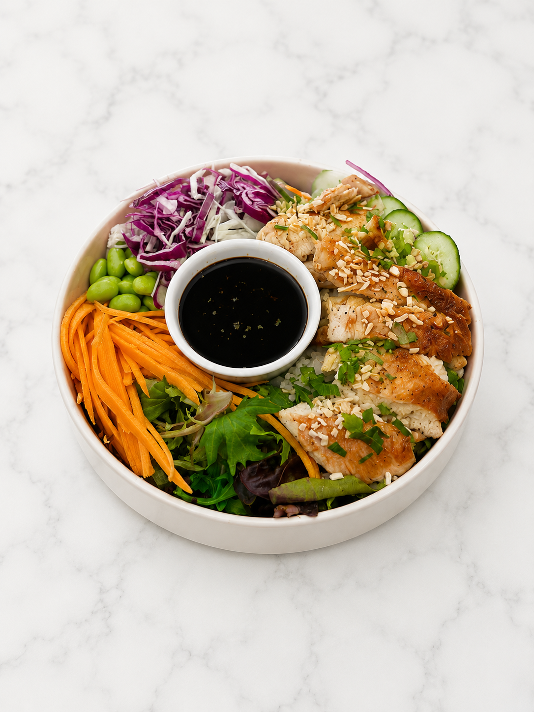 Grilled Chicken Poke Bowl